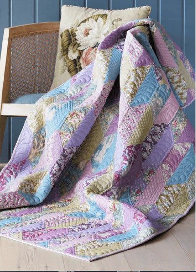 TILDA FABRICS - Woodland - Woodland Carmine 7072649006036 - Quilt in a Day  / Quilting Fabric