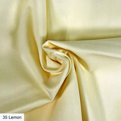 Lemon, Organic Premium Plain Cotton