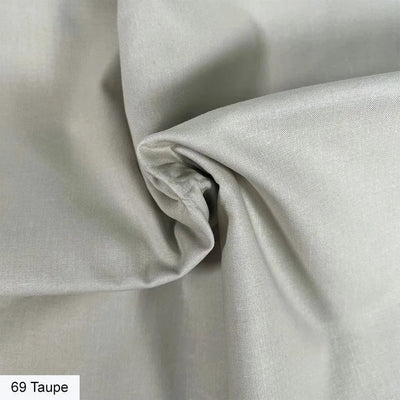 Taupe, Organic Premium Plain Cotton