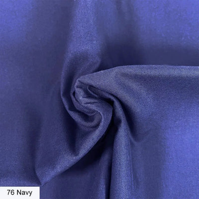 Navy, Organic Premium Plain Cotton