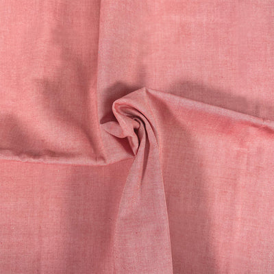Craft Cotton, Red Organic Oxford Chambray, Cotton Fabric