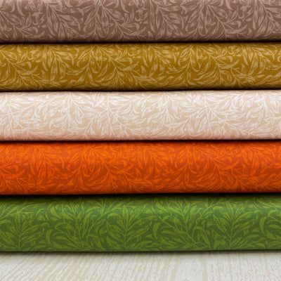William Morris, Willow Bough Earth Tones Cotton Fabric