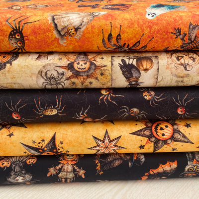 Quilting Treasures, Halloween Jeepers Creepers Cotton Fabric Bundle