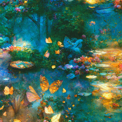 Robert Kaufman, Night Fable Nature, Cotton Fabric