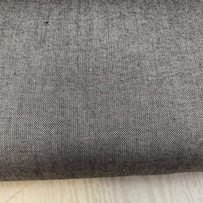 Craft Cotton, Grey Organic Oxford Chambray, Cotton Fabric