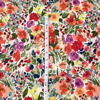 Peter Horton, Pima Cotton Lawn, Bright Floral