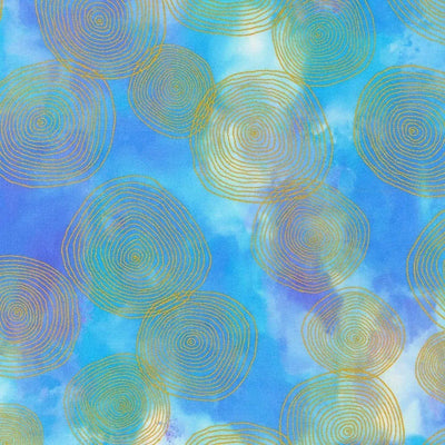 Robert Kauffman, Chromaticity Sky, Cotton Fabric, SRKDM 22136-63