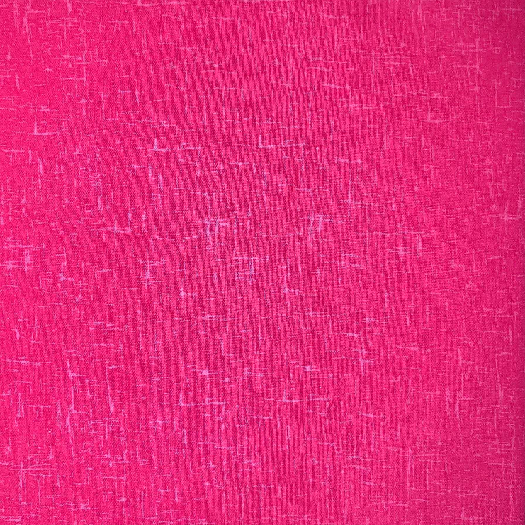 Cerise Pink Textured Blender Cotton Fabric Sunnyside Fabrics UK