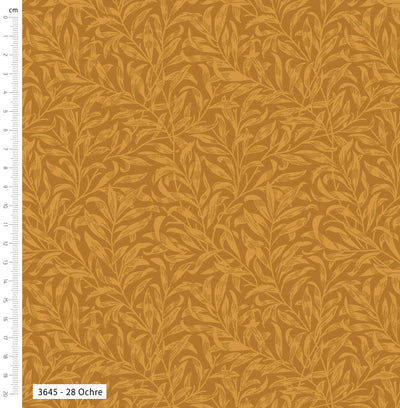 William Morris, Willow Bough Ochre Cotton Fabric
