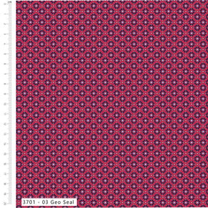 Craft Cotton Company, Geo Seal , Steel Break Cotton Fabric