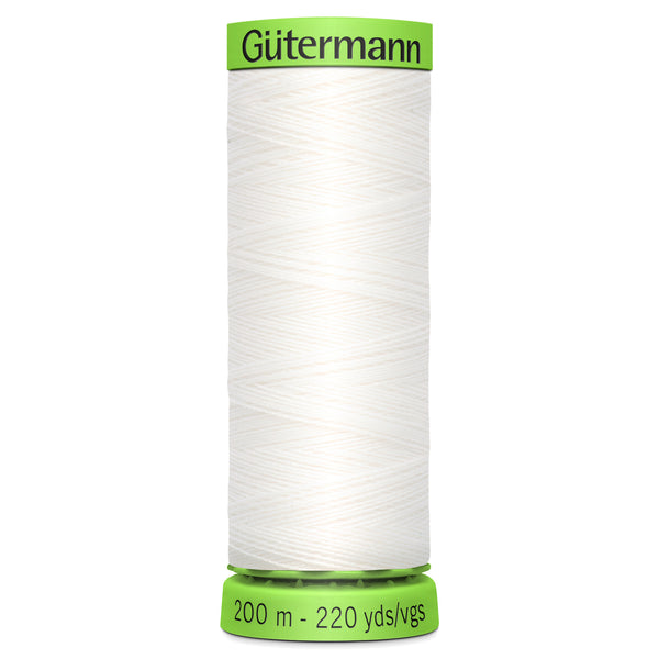 Gutermann Extra Fine Sewing Thread White - Sunnyside Fabrics UK