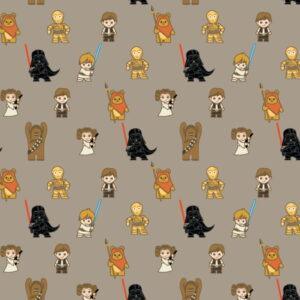 Kawaii Characters , Mandalorian, cotton fabric - Sunnyside Fabrics UK - baby yoda, Craft Cotton Co, darth vadar, disney, kawaii, kawaii characters, kawaii design, luke skywalker, mandalorian, Marvel Comics, Star Wars, star wars fabric, yoda - {{product.type}} - sunnysidefabricsuk.com