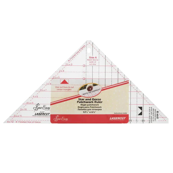 Sew Easy quilting square triangle for quilting, patchwork, haberdashery