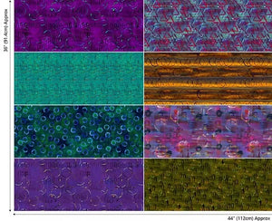 Sew Pretty Sew Mindful – Layers of Time Fat Eighth Panel 2 | Organic Cotton Quilting Fabric