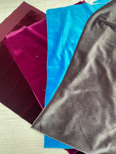 Velour Fabric Remnants