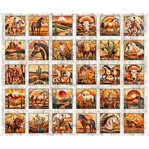 Canyon land Scenic Picture Quilting Panel