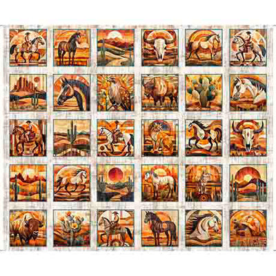Canyon land Scenic Picture Quilting Panel