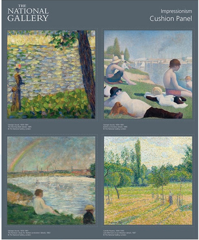 The National Gallery Art Work, Impressionism Cotton Fabric Panel