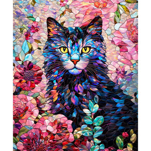 Camelot Fabrics, Gigi in the Garden, Gigi the Cat Panel Cotton Fabric