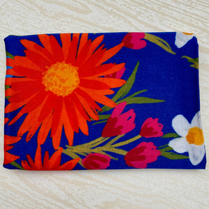 Viscose Orange Floral Remnant