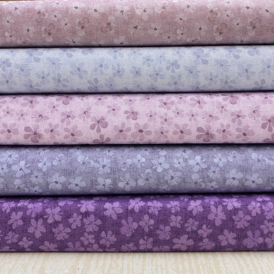 Petal Palette Purple Tones Bundle Quilting Cotton Fabric – Debbie Shore