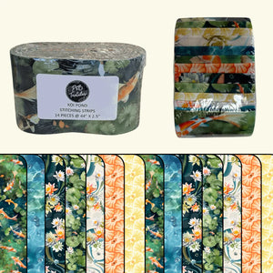 Stitching Strips Koi Pond | P&B Textiles
