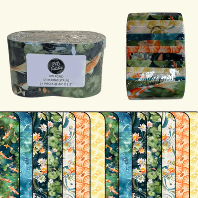 Stitching Strips Koi Pond | P&B Textiles