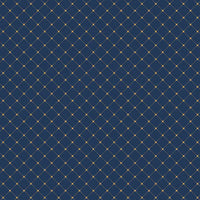 Gilded Diamonds Metallic Blue and Gold Cotton Fabric