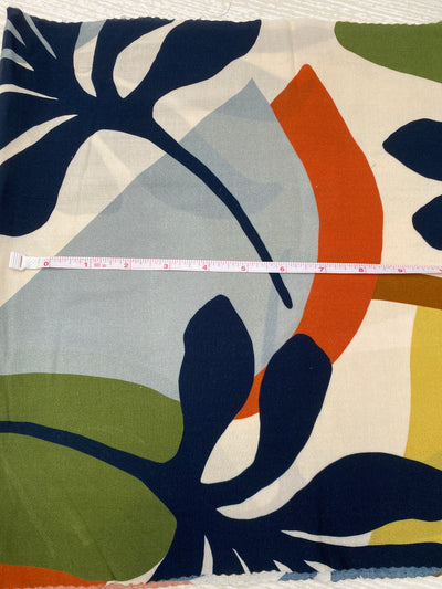 Viscose Abstract Print Remnant