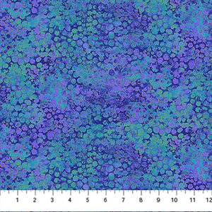 Northcott Fabrics Shimmer River Rocks Deep Sea Cotton Fabric