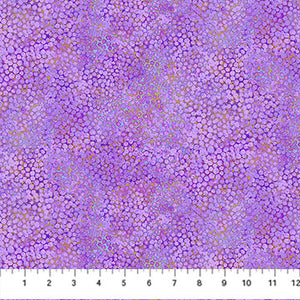 Northcott Fabrics Shimmer, Pebbles Pansy Cotton Fabric