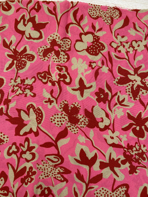Viscose Floral Print Remnant