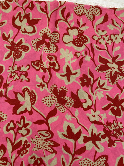 Viscose Floral Print Remnant