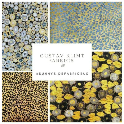 Robert Kaufman, Ivory Gustav Klimt, Cotton Fabric