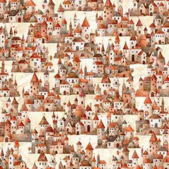 Quilting Treasures, Castles, Dragon Dreams Cotton Fabric