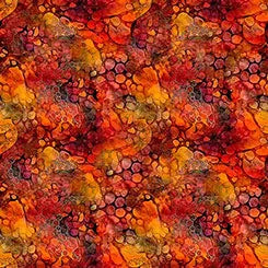 Quilting Treasures, Dragon Skin Texture Red, Dragon Dreams Cotton Fabric