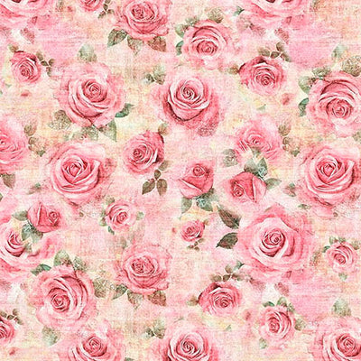 Quilting Treasures, Sew Shabby Chic Roses, Cotton Fabric