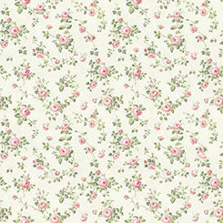 Quilting Treasures, Sew Shabby Chic, Ditsy Roses Cotton Fabric