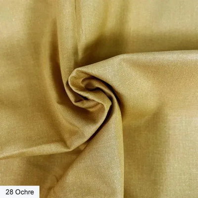 Ochre, Organic Premium Plain Cotton