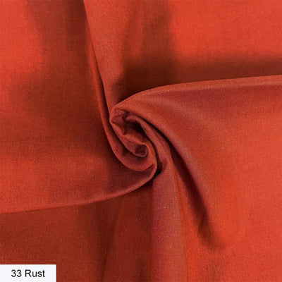 Rust, Organic Premium Plain Cotton