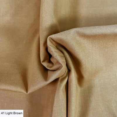 Light Brown, Organic Premium Plain Cotton