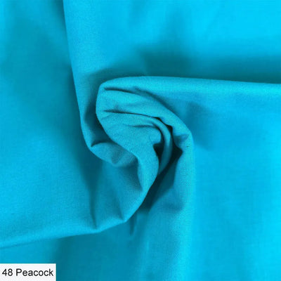 Peacock, Organic Premium Plain Cotton