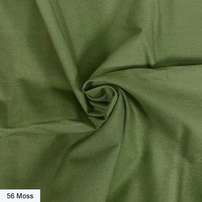 Moss, Organic Premium Plain Cotton