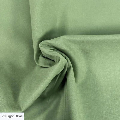 Light Olive, Organic Premium Plain Cotton
