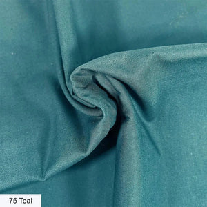 Teal Organic Premium Plain Cotton Fabric | The Craft Cotton Company