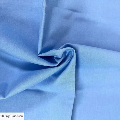 Sky Blue New, Organic Premium Plain Cotton