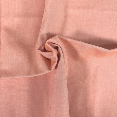 Craft Cotton, Peach Organic Oxford Chambray, Cotton Fabric