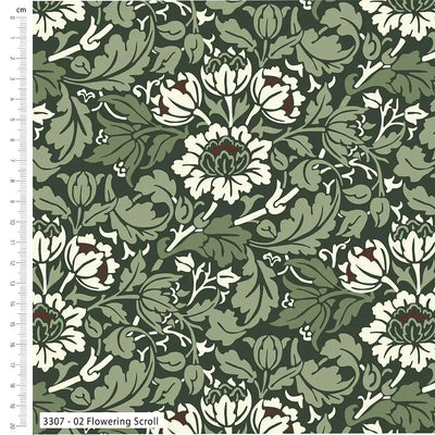 William Morris, Yuletide Blooms, Flowering Scroll