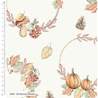 Falling Leaves, Autumn Wreath, Mari Caliart