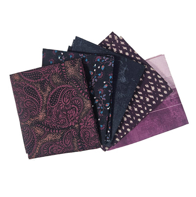 Craft Cotton Paisley Tones Fat Quarter Bundle